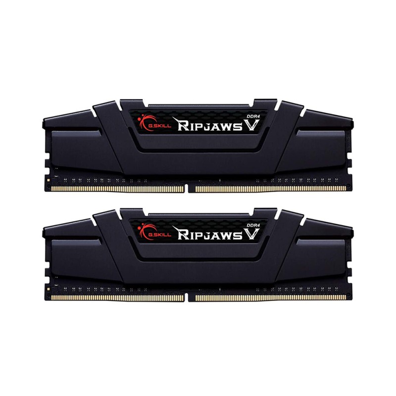 G.Skill RAM Ripjaws V DDR4-3200MHz 32GB Kit (2x16GB) (F4-3200C16D-32GVK) (GSKF4-3200C16D-32GVK) G.Skill RAM Ripjaws V DDR4-3200MHz 32GB Kit (2x16GB) (F4-3200C16D-32GVK) (GSKF4-3200C16D-32GVK)