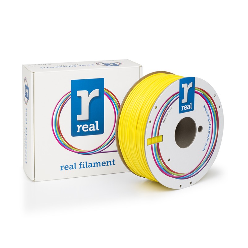 REAL ABS 3D Printer Filament - Yellow - spool of 1Kg - 2.85mm (REALABSYELLOW1000MM3) REAL ABS 3D Printer Filament - Yellow - spool of 1Kg - 2.85mm (REALABSYELLOW1000MM3)