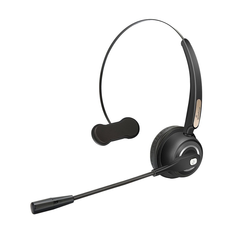 MediaRange Wireless mono headset with microphone, 180mAh battery, black (MROS305) MediaRange Wireless mono headset with microphone, 180mAh battery, black (MROS305)