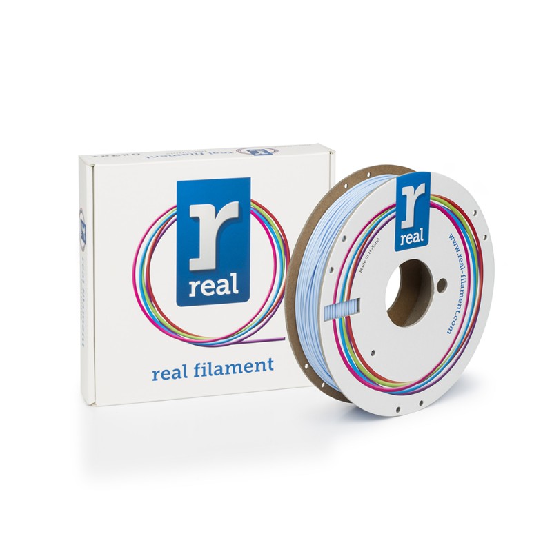 REAL PLA 3D Printer Filament - Light blue - spool of 0.5Kg - 1.75mm (REALPLALBLUE500MM175) REAL PLA 3D Printer Filament - Light blue - spool of 0.5Kg - 1.75mm (REALPLALBLUE500MM175)
