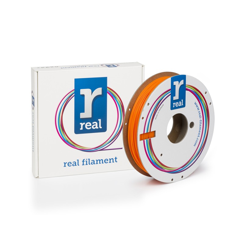 REAL PLA 3D Printer Filament - Orange - spool of 0.5Kg - 1.75mm (REALPLAORANGE500MM175) REAL PLA 3D Printer Filament - Orange - spool of 0.5Kg - 1.75mm (REALPLAORANGE500MM175)