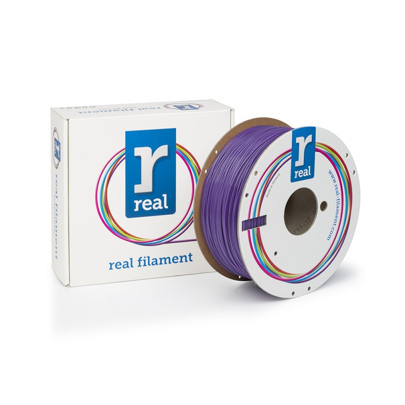 REAL PLA 3D Printer Filament - Purple - spool of 1Kg - 1.75mm (REALPLAPURPLE1000MM175) REAL PLA 3D Printer Filament - Purple - spool of 1Kg - 1.75mm (REALPLAPURPLE1000MM175)