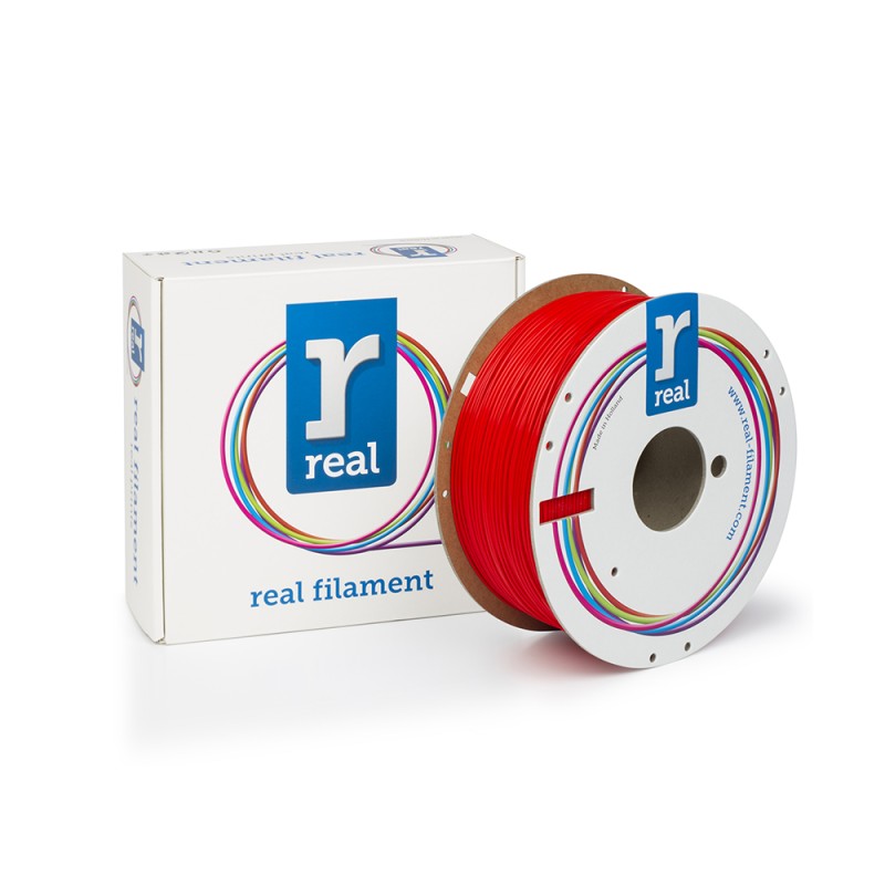 REAL PLA 3D Printer Filament - Red - spool of 1Kg - 1.75mm (REALPLARED1000MM175) REAL PLA 3D Printer Filament - Red - spool of 1Kg - 1.75mm (REALPLARED1000MM175)