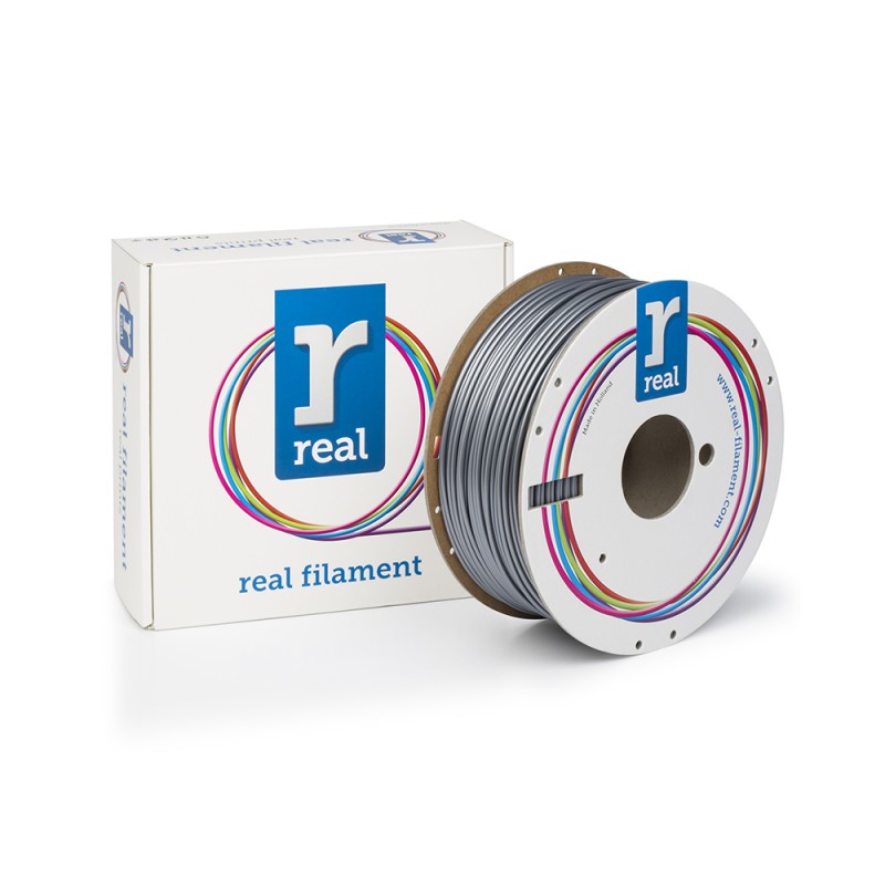 REAL PLA 3D Printer Filament - Silver - spool of 1Kg - 2.85mm (REALPLASILVER1000MM3) REAL PLA 3D Printer Filament - Silver - spool of 1Kg - 2.85mm (REALPLASILVER1000MM3)