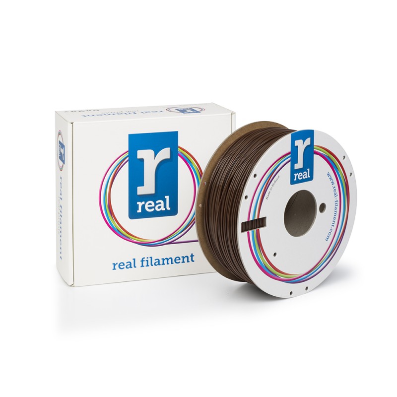 REAL PLA 3D Printer Filament - Brown - spool of 1Kg - 1.75mm (REALPLABROWN1000MM175) REAL PLA 3D Printer Filament - Brown - spool of 1Kg - 1.75mm (REALPLABROWN1000MM175)