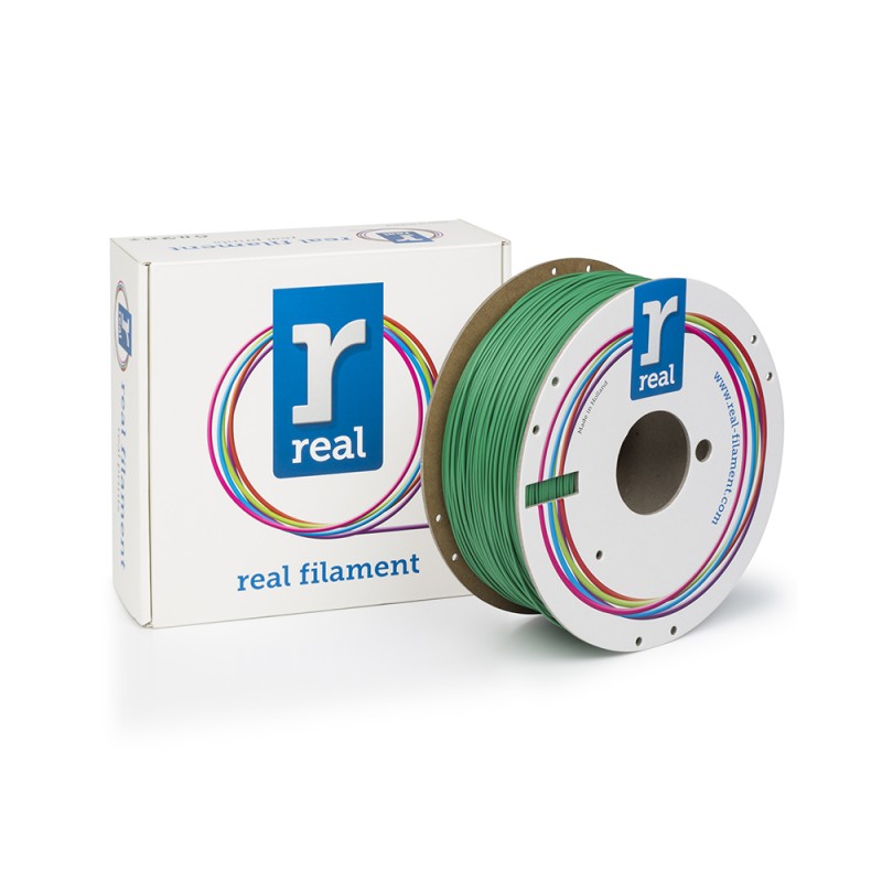 REAL PLA 3D Printer Filament - Green - spool of 1Kg - 1.75mm (REALPLAGREEN1000MM175) REAL PLA 3D Printer Filament - Green - spool of 1Kg - 1.75mm (REALPLAGREEN1000MM175)