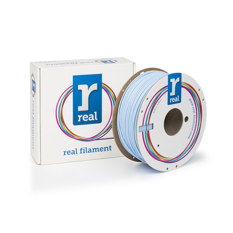 REAL PLA 3D Printer Filament - Light Blue - spool of 1Kg - 2.85mm (REALPLALBLUE1000MM3) REAL PLA 3D Printer Filament - Light Blue - spool of 1Kg - 2.85mm (REALPLALBLUE1000MM3)