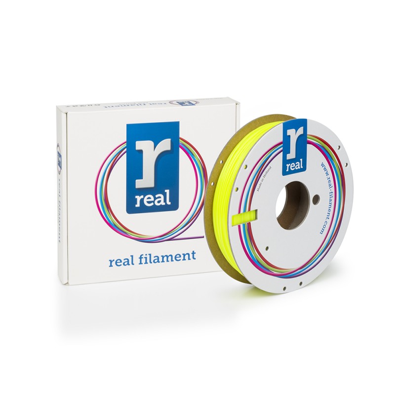 REAL PETG 3D Printer Filament - Translucent Yellow - spool of 0.5Kg - 1.75mm (REALPETGTYELLOW500MM175) REAL PETG 3D Printer Filament - Translucent Yellow - spool of 0.5Kg - 1.75mm (REALPETGTYELLOW500MM175)