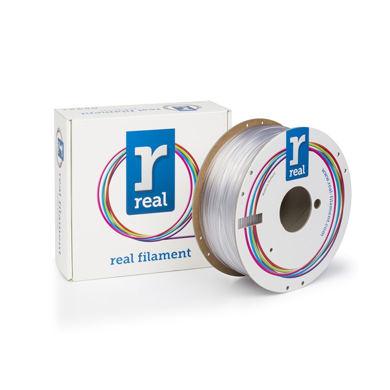 REAL PETG 3D Printer Filament - Neutral - spool of 1Kg - 2.85mm (REALPETGNEUTRAL1000MM3) REAL PETG 3D Printer Filament - Neutral - spool of 1Kg - 2.85mm (REALPETGNEUTRAL1000MM3)