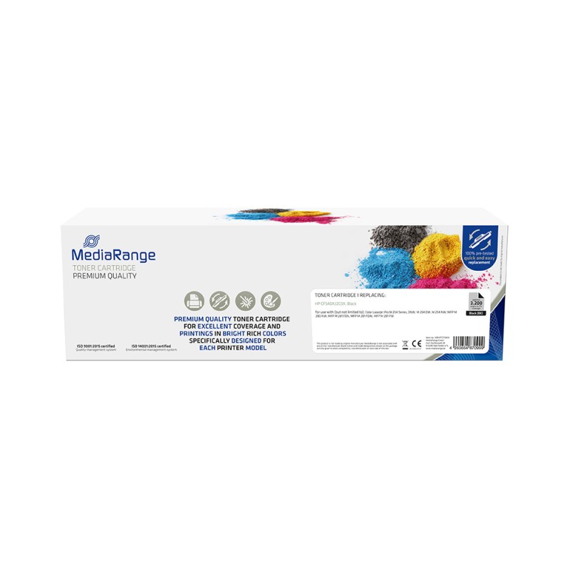 Toner MEDIARANGE Συμβατό για Εκτυπωτές HP (Black) (CF540X/203X) (MRHPTCF540X) Toner MEDIARANGE Συμβατό για Εκτυπωτές HP (Black) (CF540X/203X) (MRHPTCF540X)