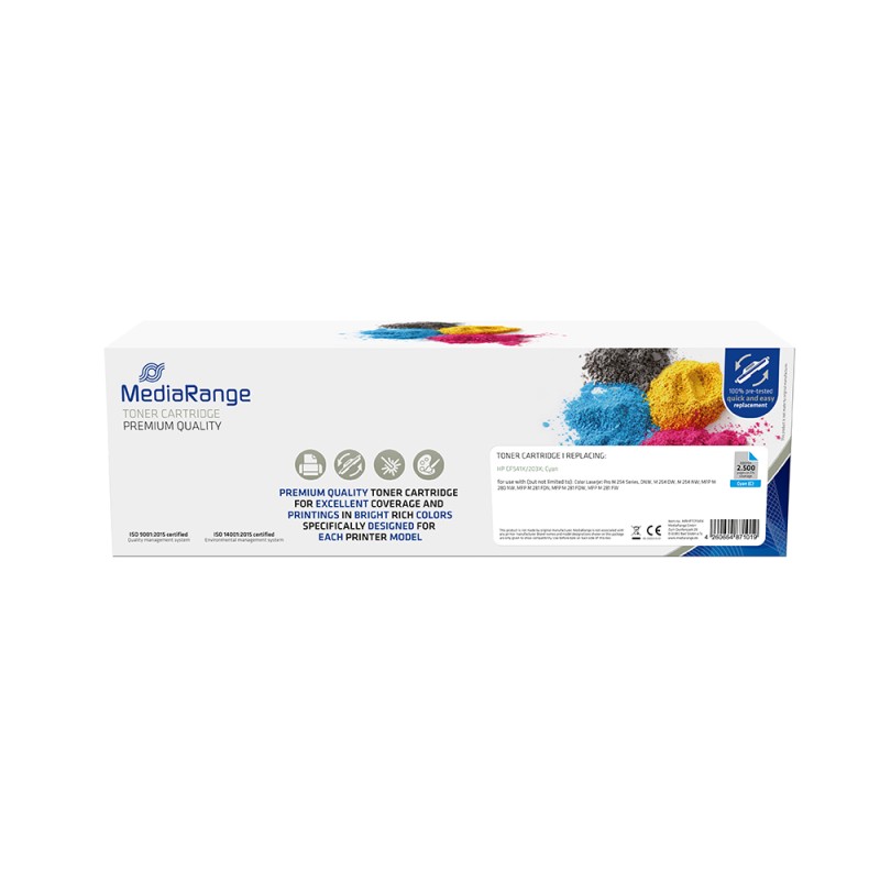 Toner MEDIARANGE Συμβατό για Εκτυπωτές HP (Cyan) (CF541X/203X) (MRHPTCF541X) Toner MEDIARANGE Συμβατό για Εκτυπωτές HP (Cyan) (CF541X/203X) (MRHPTCF541X)