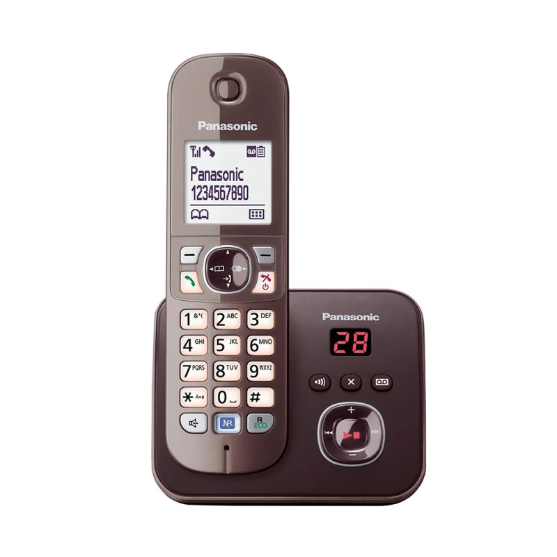 Ασύρματο Τηλέφωνο Panasonic KX-TG6821GA Mocca-Brown (KX-TG6821GA) (PANKX-TG6821GA) Ασύρματο Τηλέφωνο Panasonic KX-TG6821GA Mocca-Brown (KX-TG6821GA) (PANKX-TG6821GA)