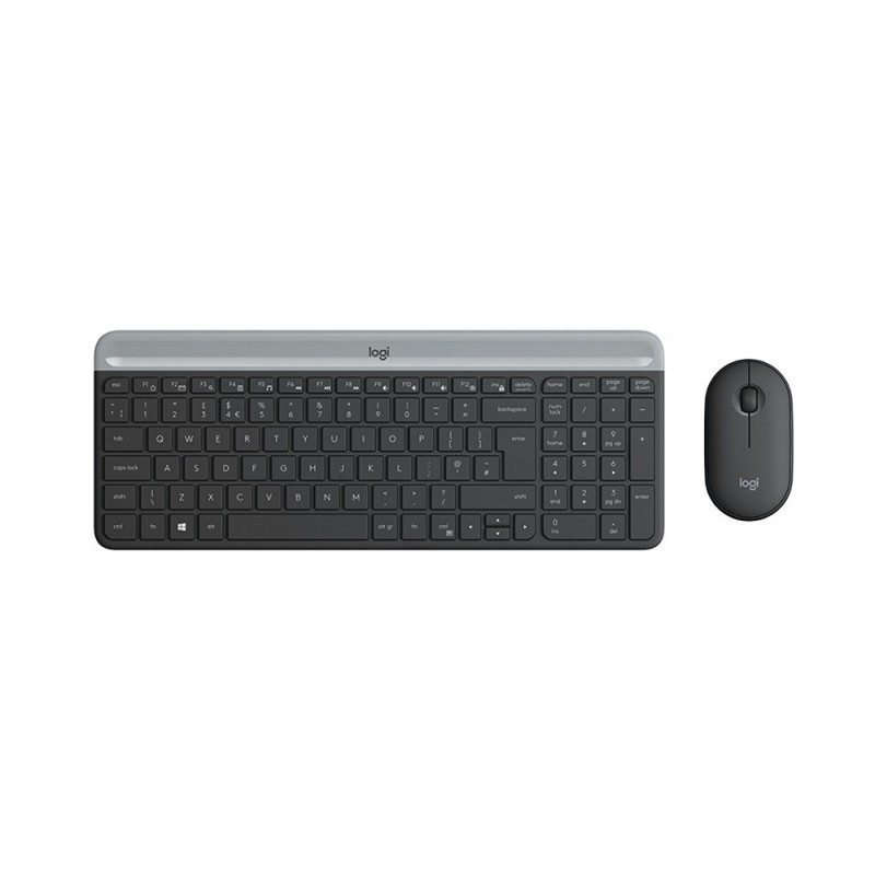 Logitech MK470 Slim Wireless Combo Graphite,US International (Qwerty) (920-009204) (LOGMK470GRPH) Logitech MK470 Slim Wireless Combo Graphite,US International (Qwerty) (920-009204) (LOGMK470GRPH)