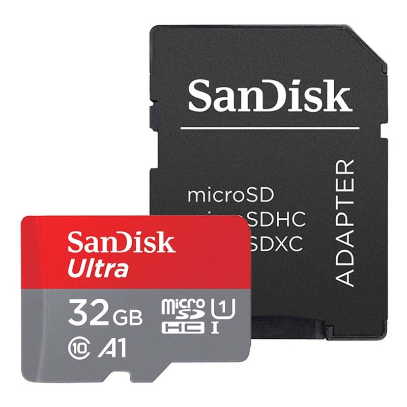 Sandisk Ultra microSDHC 32GB Class 10 A1 With Adapter Mobile (SDSQUA4-032G-GN6MA) (SANSDSQUA4-032G-GN6MA) Sandisk Ultra microSDHC 32GB Class 10 A1 With Adapter Mobile (SDSQUA4-032G-GN6MA) (SANSDSQUA4-032G-GN6MA)
