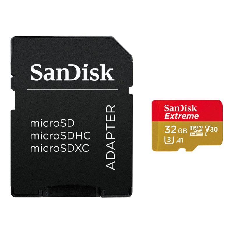 Sandisk microSDXC ActionExtreme Memory Card 32GB (SDSQXAF-032G-GN6AA) (SANSDSQXAF-032G-GN6AA) Sandisk microSDXC ActionExtreme Memory Card 32GB (SDSQXAF-032G-GN6AA) (SANSDSQXAF-032G-GN6AA)