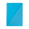 Western Digital My Passport 4TB External USB 3.2 Gen 1 Portable Hard Drive (Blue) (WDBPKJ0040BBL-WESN)