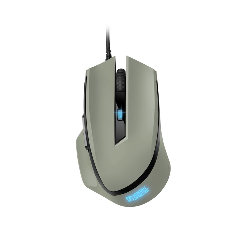 Sharkoon Shark Force 2 Grey Gaming Mouse (SHARKFORCE2GY) (SHRSHARKFORCE2GY) Sharkoon Shark Force 2 Grey Gaming Mouse (SHARKFORCE2GY) (SHRSHARKFORCE2GY)