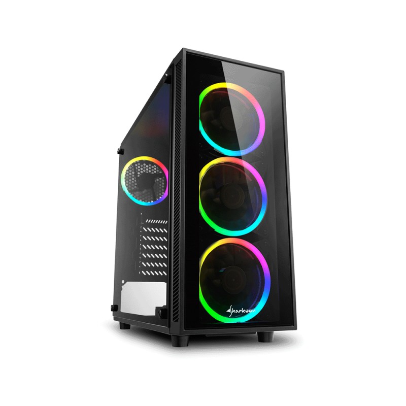 Sharkoon TG4 RGB White PC Case (TG4RGB) (SHRTG4RGB) Sharkoon TG4 RGB White PC Case (TG4RGB) (SHRTG4RGB)