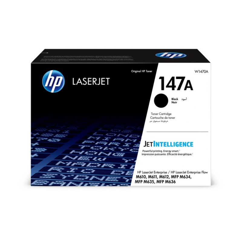 HP 147A Black LaserJet Toner Cartridge (10.5k) (W1470A) (HPW1470A) HP 147A Black LaserJet Toner Cartridge (10.5k) (W1470A) (HPW1470A)
