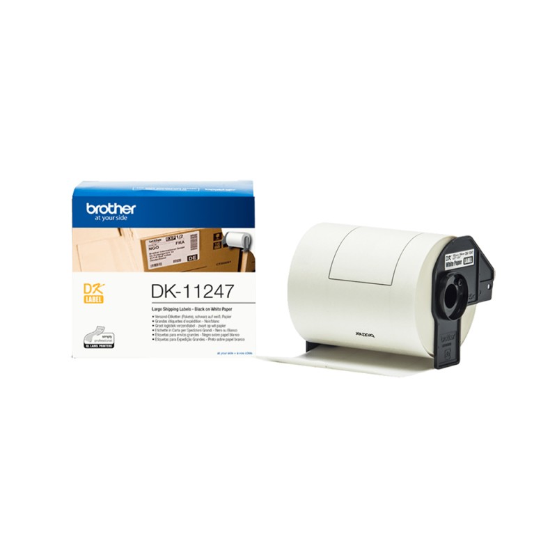 Brother DK-11247 Label Roll – Black on White, 103mm x 164mm (DK11247) (BRODK11247) Brother DK-11247 Label Roll – Black on White, 103mm x 164mm (DK11247) (BRODK11247)
