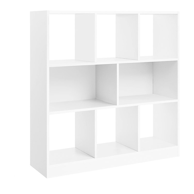 Ξύλινη Βιβλιοθήκη με 8 Ράφια 97.5 x 30 x 100 cm Χρώματος Λευκό Vasagle (LBC52WT) (VASLBC52WT) Ξύλινη Βιβλιοθήκη με 8 Ράφια 97.5 x 30 x 100 cm Χρώματος Λευκό Vasagle (LBC52WT) (VASLBC52WT)