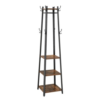 Μεταλλικός Καλόγερος με 3 Ράφια 45 x 45 x 181 cm Vasagle (LCR80X) (VASLCR80X)