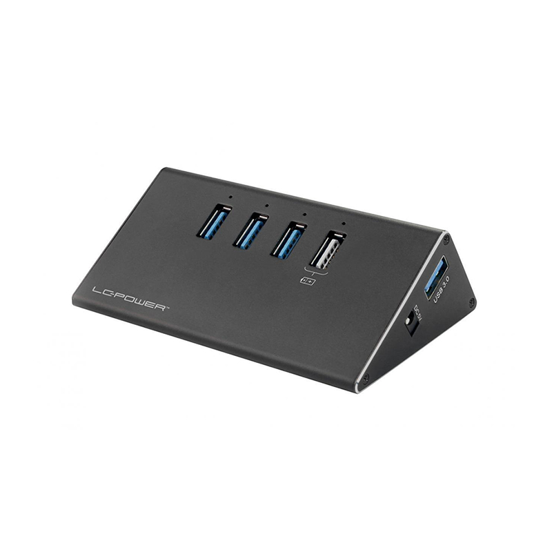 LC-Power USB 3.0 Hub 3 -Port USB-A (Μαύρο) (LC-HUB-ALU-2B-4) (LC-HUB-ALU-2B-4) LC-Power USB 3.0 Hub 3 -Port USB-A (Μαύρο) (LC-HUB-ALU-2B-4) (LC-HUB-ALU-2B-4)