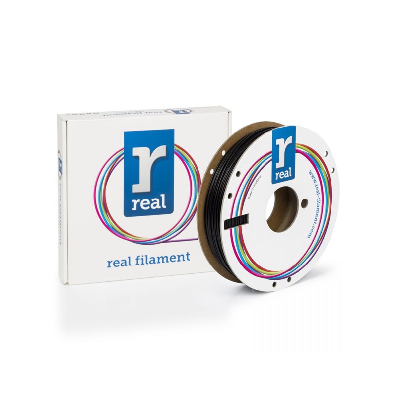 REAL PLA Tough 3D Printer Filament - Black - spool of 0.5Kg - 1,75mm (REALPLATOUGHBLACK500MM175) REAL PLA Tough 3D Printer Filament - Black - spool of 0.5Kg - 1,75mm (REALPLATOUGHBLACK500MM175)