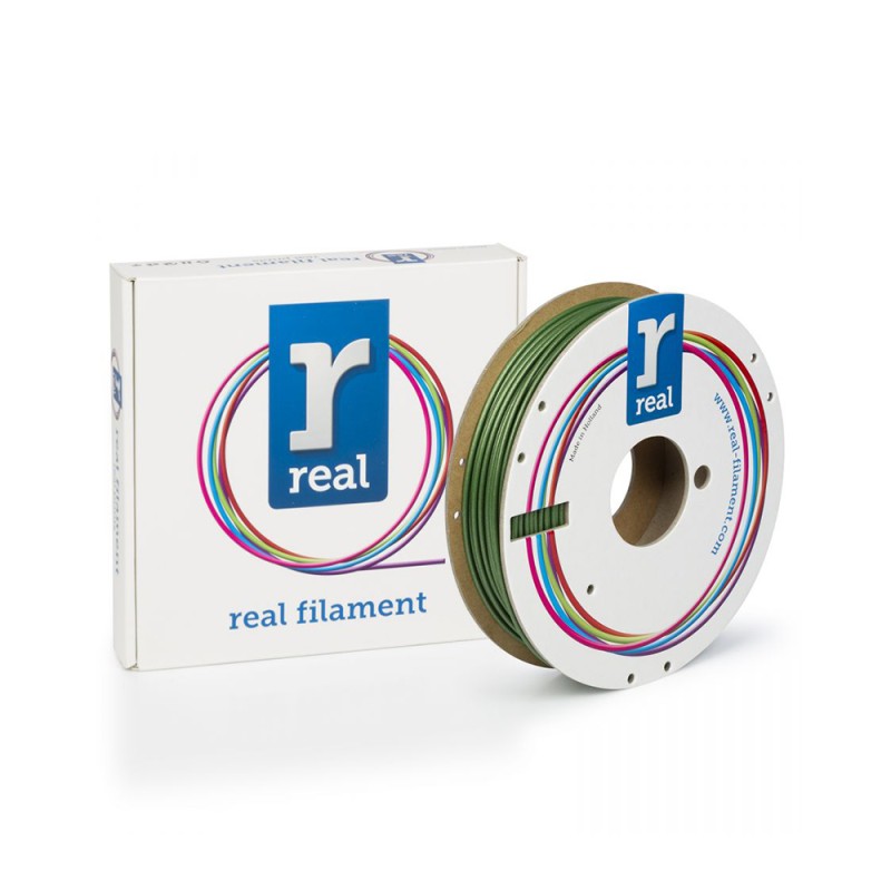 REAL PLA 3D Printer Filament - Sparkle Garnet Green - spool of 0.5Kg - 2.85mm (REALPLASPRKGARNET500MM285) REAL PLA 3D Printer Filament - Sparkle Garnet Green - spool of 0.5Kg - 2.85mm (REALPLASPRKGARNET500MM285)