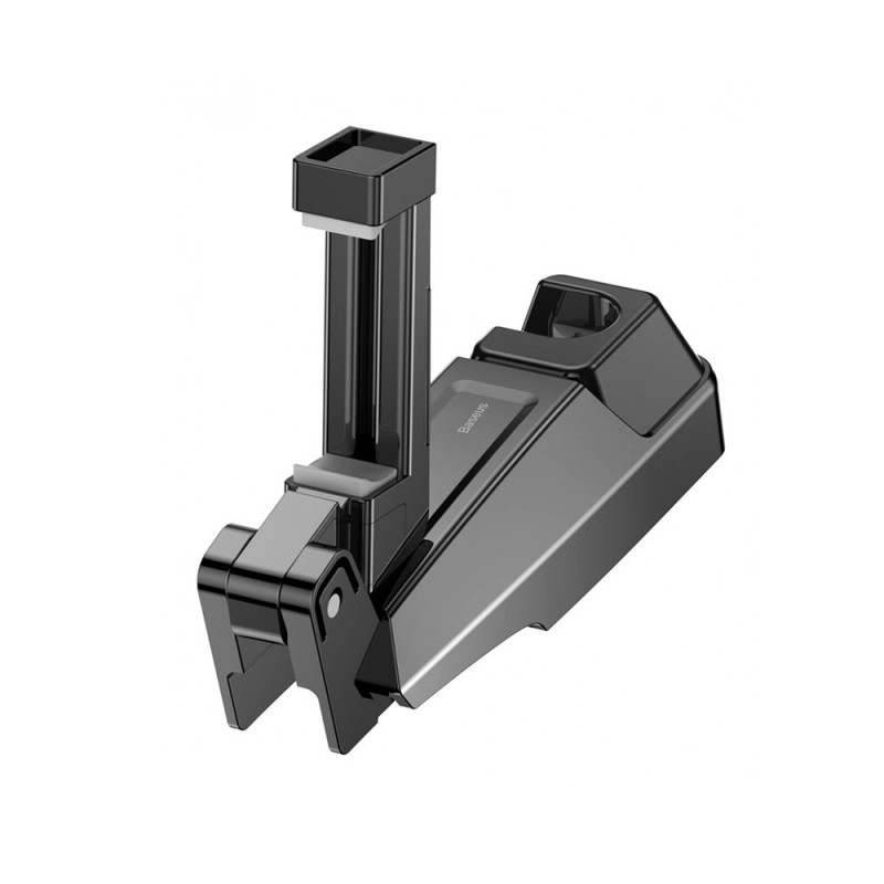 Baseus Car Mount Back Seat Headrest Phone Bracket Holder Black (SUHZ-A01) (BASSUHZ-A01) Baseus Car Mount Back Seat Headrest Phone Bracket Holder Black (SUHZ-A01) (BASSUHZ-A01)