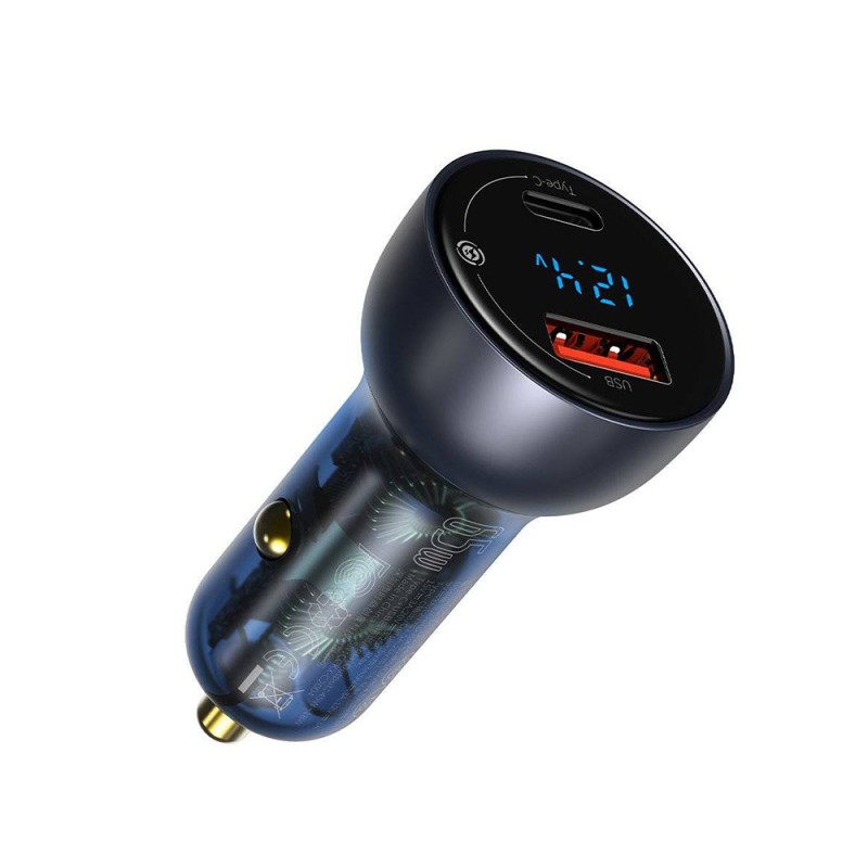 Baseus PPS Car Charger Set Particular Digital Display Black (TZCCKX-0G) (BASTZCCKX-0G) Baseus PPS Car Charger Set Particular Digital Display Black (TZCCKX-0G) (BASTZCCKX-0G)
