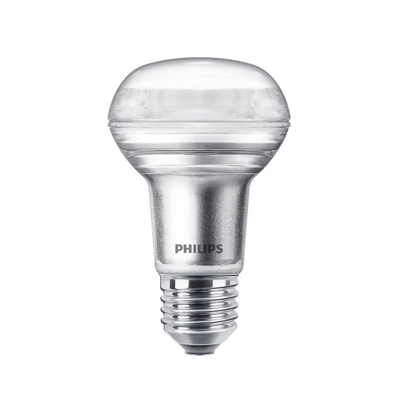 Philips E27 LED Warm White dimbaar R63 Bulb 4.5W (60W) (LPH00827) (PHILPH00827) Philips E27 LED Warm White dimbaar R63 Bulb 4.5W (60W) (LPH00827) (PHILPH00827)