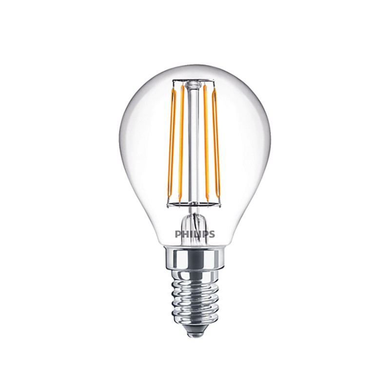 Philips E14 LED Warm White Flament Bullet Bulb 4.3W (40W) (LPH02396) (PHILPH02396) Philips E14 LED Warm White Flament Bullet Bulb 4.3W (40W) (LPH02396) (PHILPH02396)