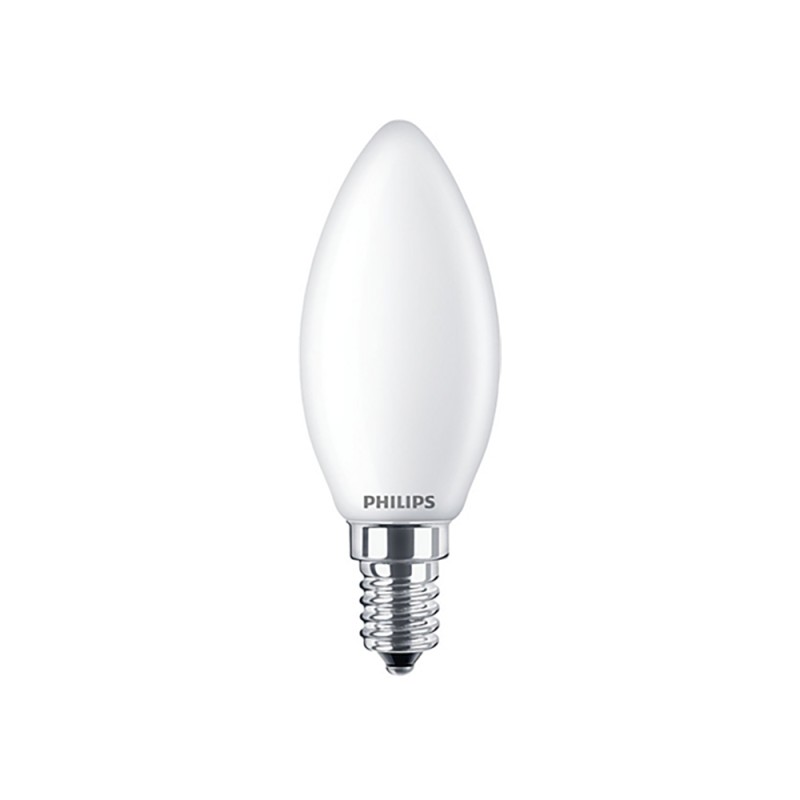 Philips E14 LED Bright White Matt Candle Bulb 2.2W (25W) (LPH02421) (PHILPH02421) Philips E14 LED Bright White Matt Candle Bulb 2.2W (25W) (LPH02421) (PHILPH02421)