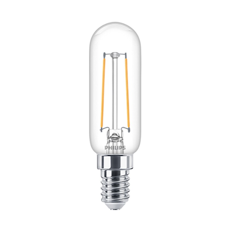 Philips E14 LED Warm White Tube Filament Bulb 2.1W (25W) (LPH02463) (PHILPH02463) Philips E14 LED Warm White Tube Filament Bulb 2.1W (25W) (LPH02463) (PHILPH02463)