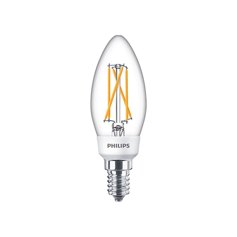 Philips E14 LED SceneSwitch Filament Bulb 5W (40W) (LPH02503) (PHILPH02503) Philips E14 LED SceneSwitch Filament Bulb 5W (40W) (LPH02503) (PHILPH02503)