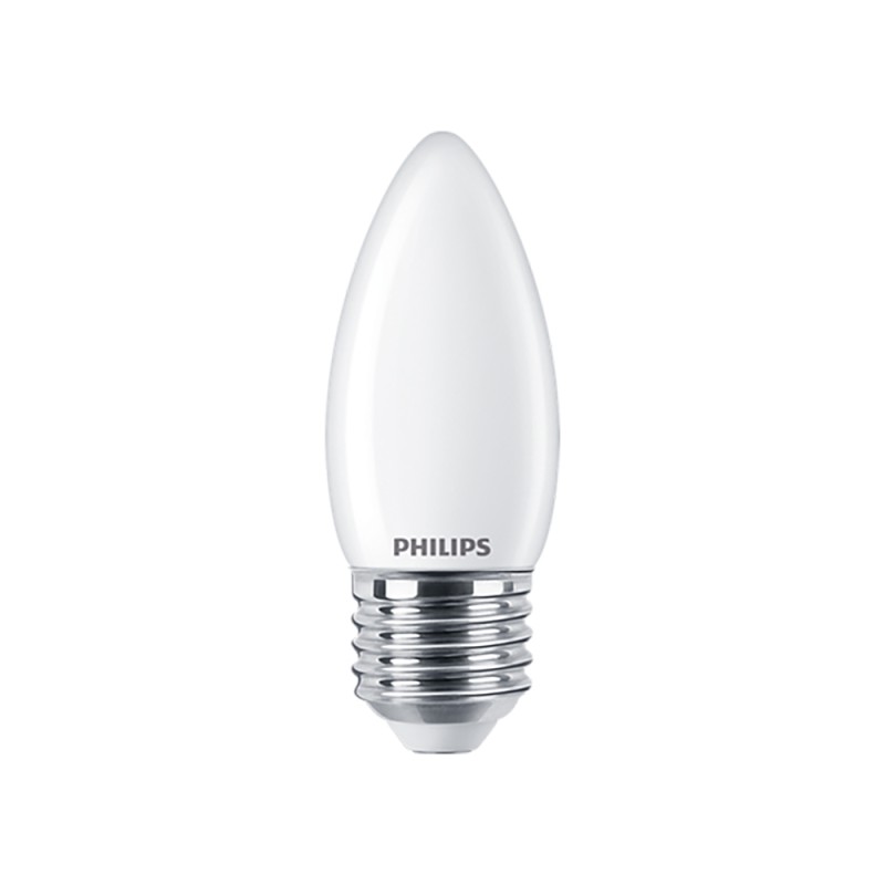 Philips E27 LED WarmGlow Mat Candle Bulb 3.4 (40W) (LPH02590) (PHILPH02590) Philips E27 LED WarmGlow Mat Candle Bulb 3.4 (40W) (LPH02590) (PHILPH02590)