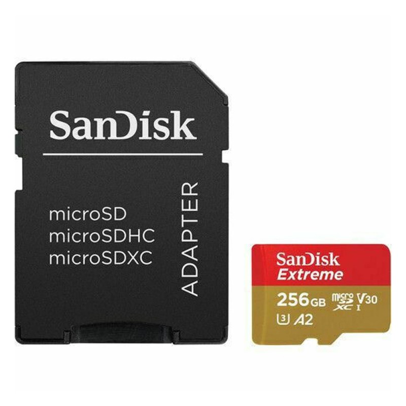 SanDisk Extreme Flash Memory Card 256 GB microSDXC UHS-I (SDSQXAV-256G-GN6MA) (SANSDSQXAV-256G-GN6MA) SanDisk Extreme Flash Memory Card 256 GB microSDXC UHS-I (SDSQXAV-256G-GN6MA) (SANSDSQXAV-256G-GN6MA)