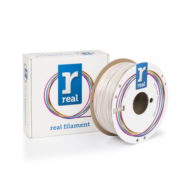 REAL PETG Recycled 3D Printer Filament -White - spool of 1Kg -1.75mm (REALPETGRWHITE1000MM175) REAL PETG Recycled 3D Printer Filament -White - spool of 1Kg -1.75mm (REALPETGRWHITE1000MM175)