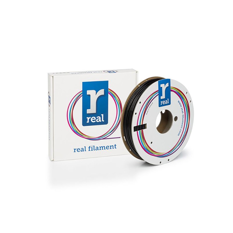 REAL PLA 3D Printer Filament - Black - spool of 0.75Kg - 2.85mm (REALPLABLACK750MM3) REAL PLA 3D Printer Filament - Black - spool of 0.75Kg - 2.85mm (REALPLABLACK750MM3)