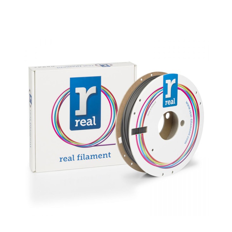 REAL PLA Matte 3D Printer Filament - Black - spool of 0.5Kg - 2.85mm (REALPLAMATTEBLACK500MM285) REAL PLA Matte 3D Printer Filament - Black - spool of 0.5Kg - 2.85mm (REALPLAMATTEBLACK500MM285)