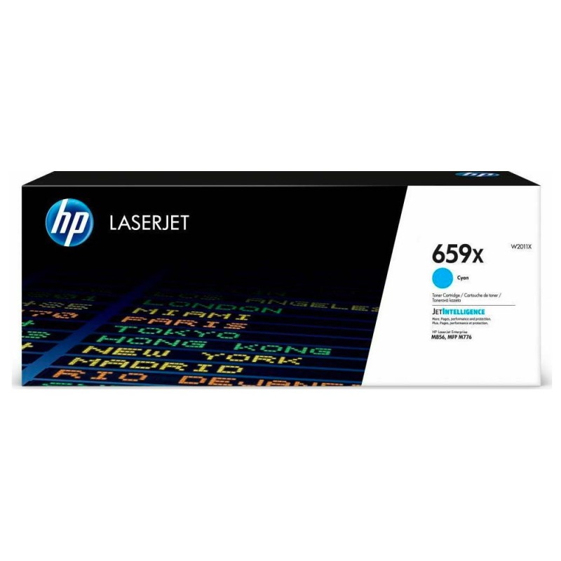 HP 659X Original LaserJet Toner Cartridge Cyan HC (W2011X) (HPW2011X) HP 659X Original LaserJet Toner Cartridge Cyan HC (W2011X) (HPW2011X)