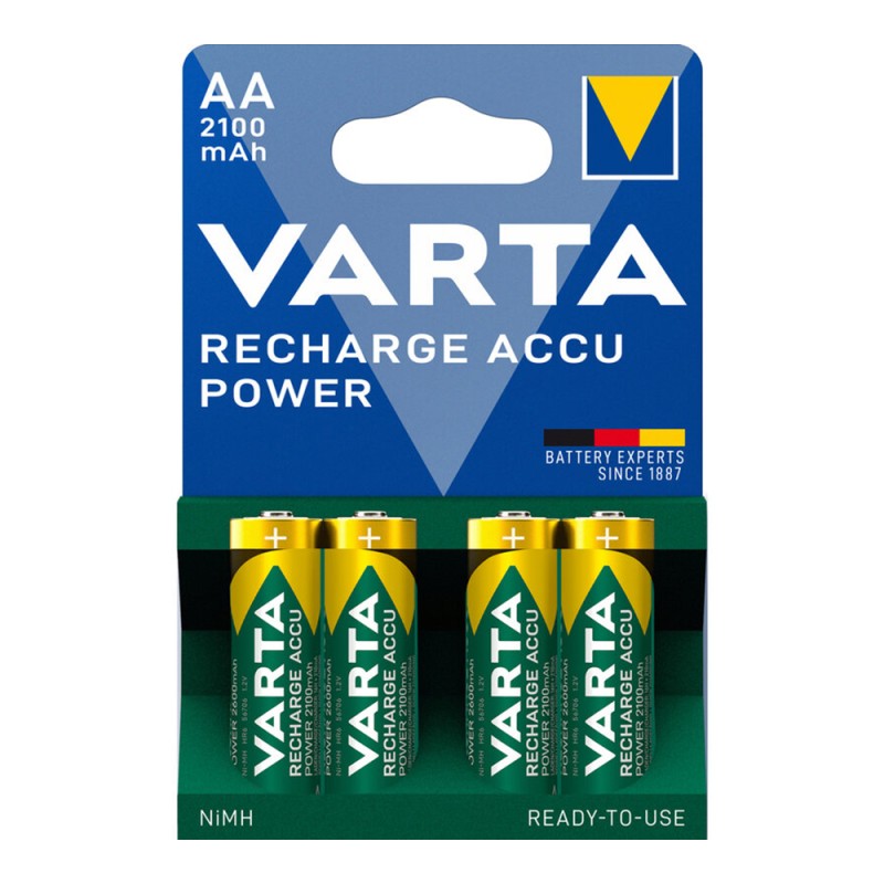 Επαναφορτιζόμενη Μπαταρία Varta Ready2use R6 AA Ni-MH 2100 mAh 4τμχ (56706B4) (VART56706B4) Επαναφορτιζόμενη Μπαταρία Varta Ready2use R6 AA Ni-MH 2100 mAh 4τμχ (56706B4) (VART56706B4)
