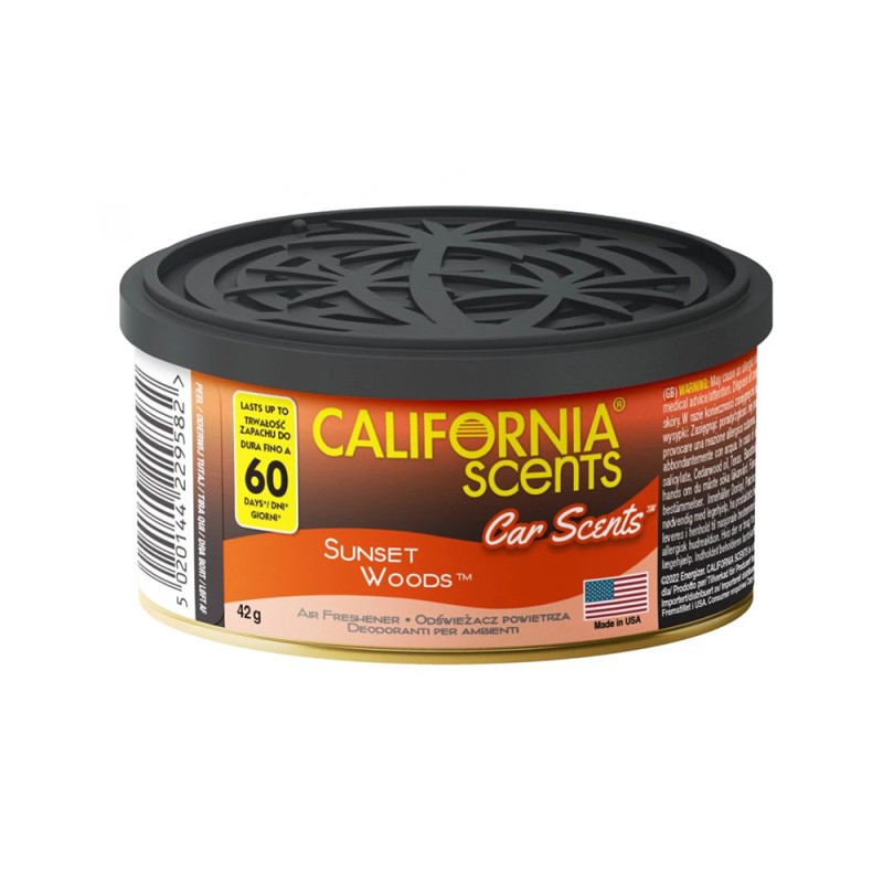 California Scents Αρωματική Κονσέρβα Αυτοκινήτου Sunset Woods 42gr (CCS-E303650300) (CALSCCS-E303650300) California Scents Αρωματική Κονσέρβα Αυτοκινήτου Sunset Woods 42gr (CCS-E303650300) (CALSCCS-E303650300)
