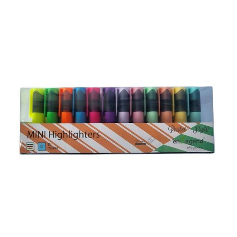 Enlegend Σετ mini Μαρκαδόροι Υπογράμμισης 12 ΧΡ Pastel & Neon (ENL-6006-12D) (ENL600612D) Enlegend Σετ mini Μαρκαδόροι Υπογράμμισης 12 ΧΡ Pastel & Neon (ENL-6006-12D) (ENL600612D)
