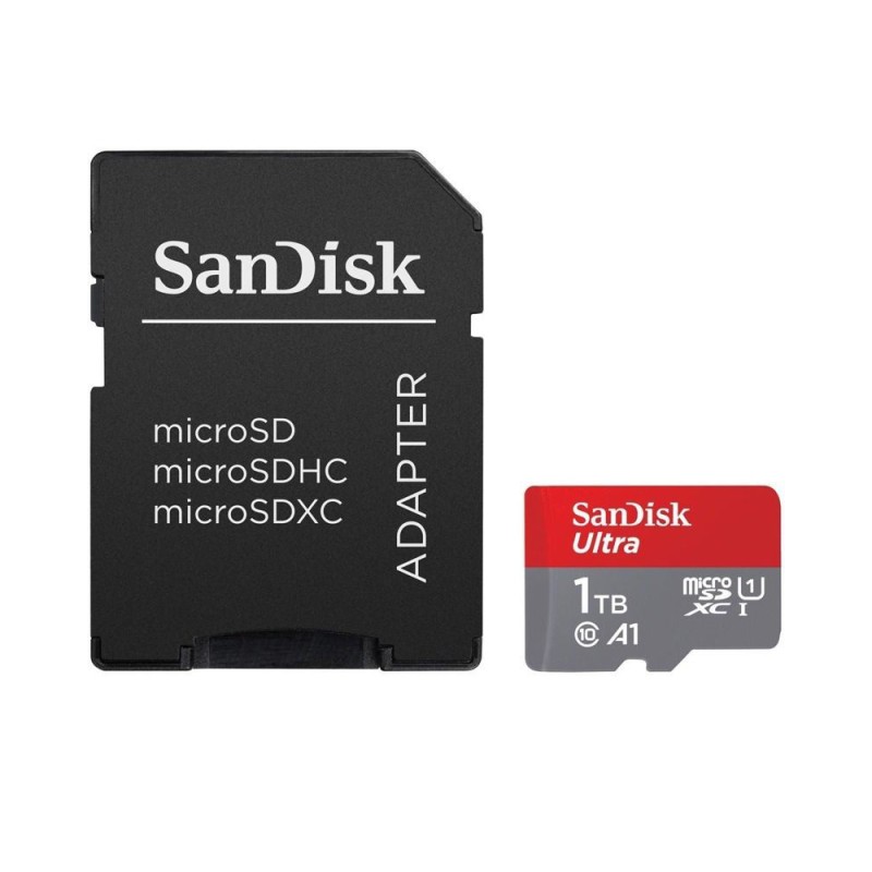 SanDisk Ultra microSD with SD Adapter 1 ΤΒ (SDSQUAC-1T00-GN6MA) (SANSDSQUAC-1T00-GN6MA) SanDisk Ultra microSD with SD Adapter 1 ΤΒ (SDSQUAC-1T00-GN6MA) (SANSDSQUAC-1T00-GN6MA)