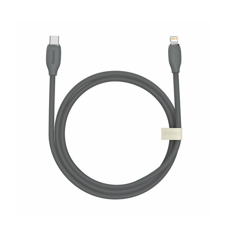 Baseus Type C - Lightning Jelly Liquid Silica Gel cable 20W 1.2m Black (CAGD020001) (BASCAGD020001) Baseus Type C - Lightning Jelly Liquid Silica Gel cable 20W 1.2m Black (CAGD020001) (BASCAGD020001)