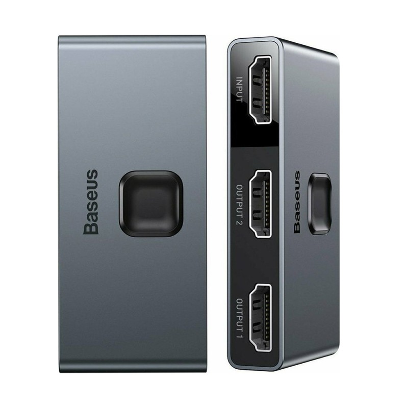 Baseus HUB Matrix HDMI Switcher (2in1 or 1in2) Space Gray (CAHUB-BC0G) (BASCAHUB-BC0G) Baseus HUB Matrix HDMI Switcher (2in1 or 1in2) Space Gray (CAHUB-BC0G) (BASCAHUB-BC0G)