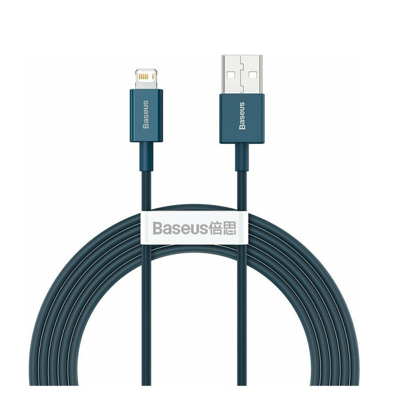 Baseus Lightning Superior Series cable, Fast Charging, Data 2.4A, 2m Blue (CALYS-C03) (BASCALYS-C03) Baseus Lightning Superior Series cable, Fast Charging, Data 2.4A, 2m Blue (CALYS-C03) (BASCALYS-C03)