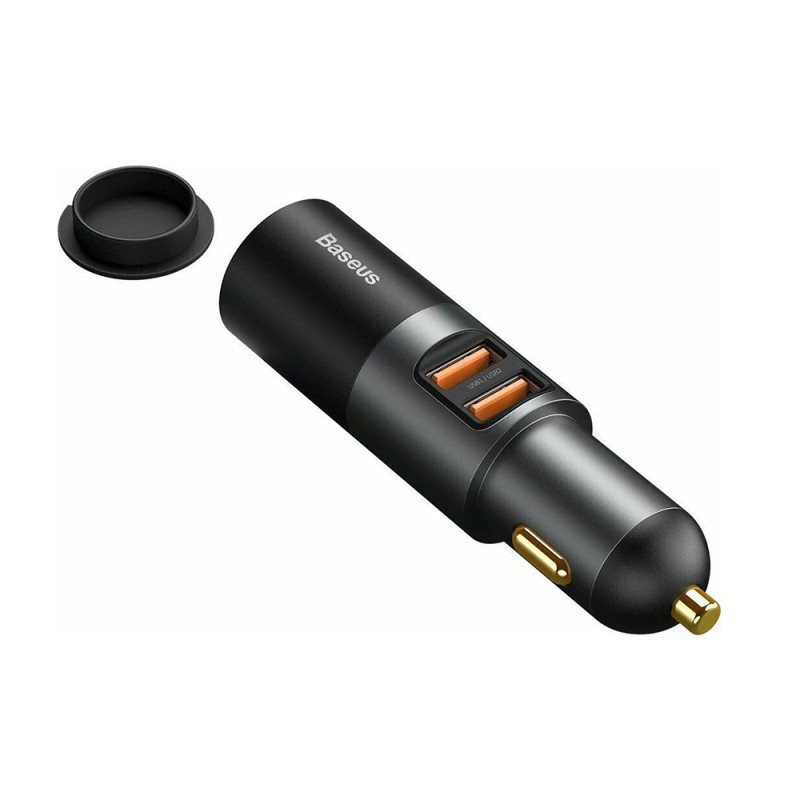 Baseus Car Charger Share Together 2x USB / Cigarette lighter socket, PPS, PD3.0, QC4.0+, SCP, 120W Gray (CCBT-D0G) (BASCCBT-D0G) Baseus Car Charger Share Together 2x USB / Cigarette lighter socket, PPS, PD3.0, QC4.0+, SCP, 120W Gray (CCBT-D0G) (BASCCBT-D0G)